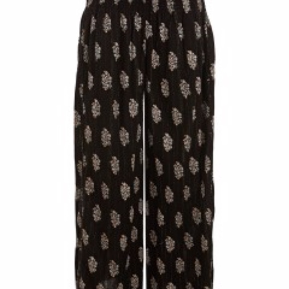 NWT La Vie Rebecca Taylor Floral Wide Leg Palazzo - Picture 2 of 6